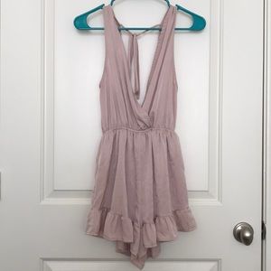 Blush pink romper